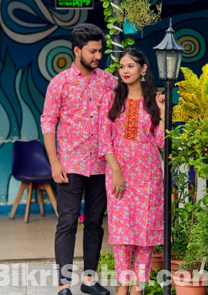 Shirt and Two Piece Couple Dress